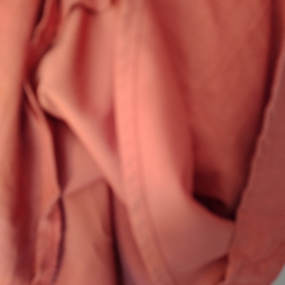 Lulus Linen Blend Terracotta Tie Back Side Button Mini Dress Size XS - Picture 5 of 12